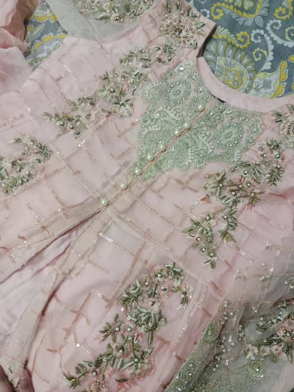 Stitched fancy long frock 1