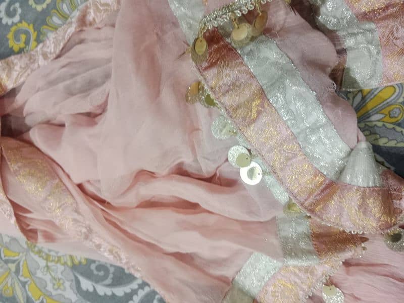 Stitched fancy long frock 7