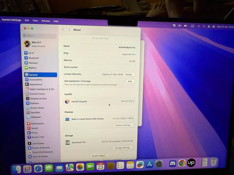 APPLE MACBOOK PRO M4 PRO 24 GB 512 GB 3