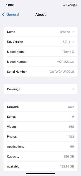 iPhone X 256 PTA 6