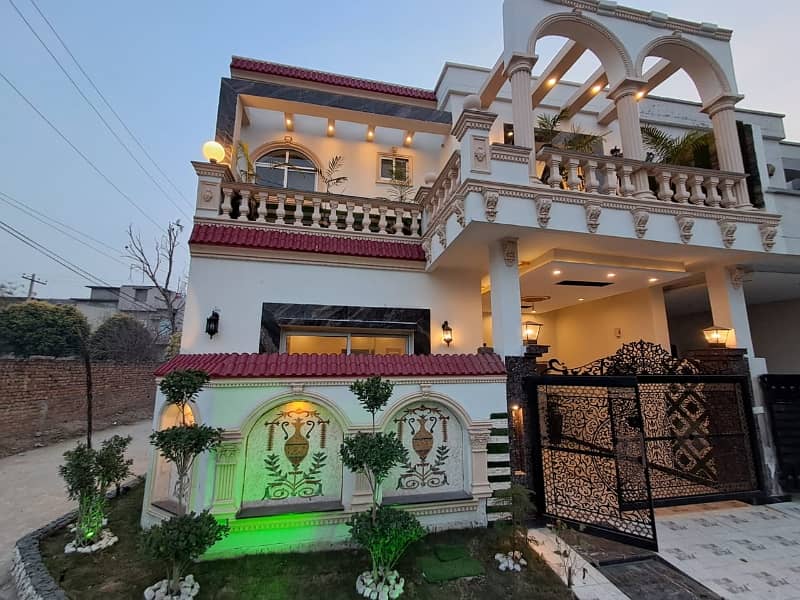 Ideal 5 Marla Double Storey Corner House Spanish Style 0