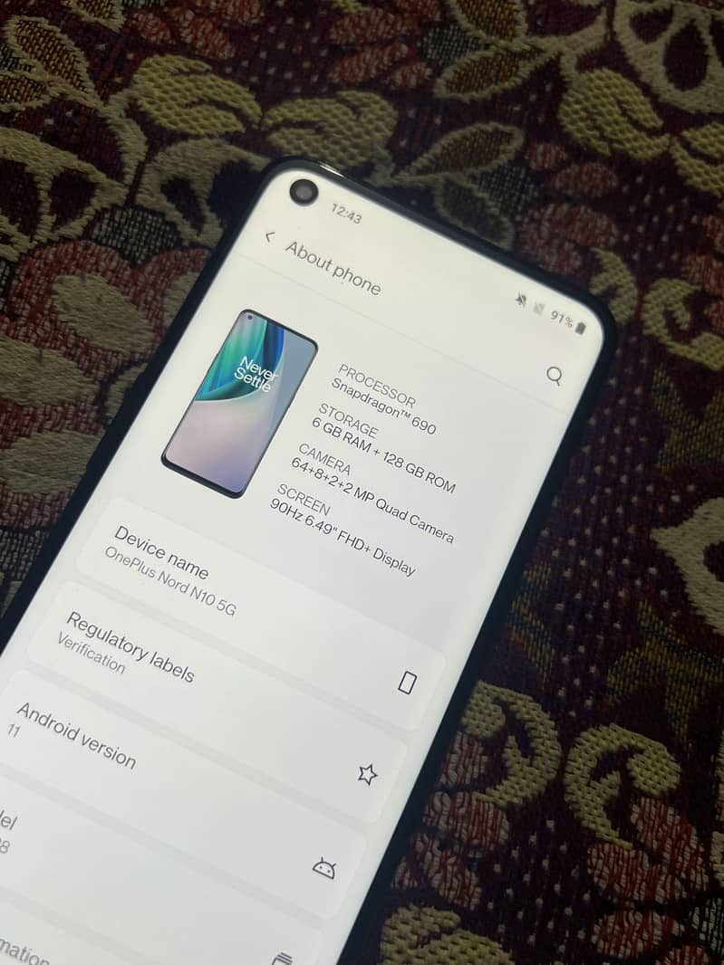 Oneplus n10 5G 2