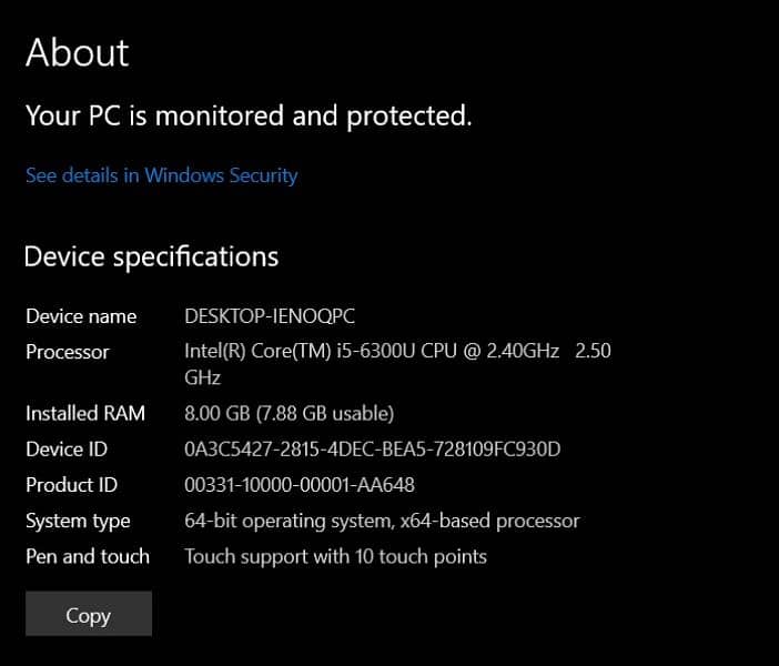 hp intel core i5 vpro inside 4