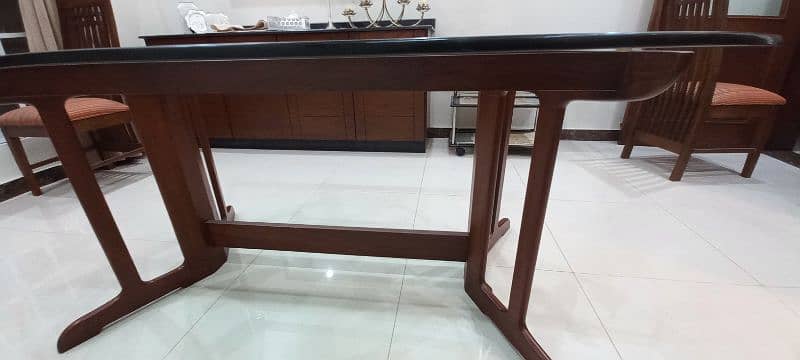 Glass top dining table 2