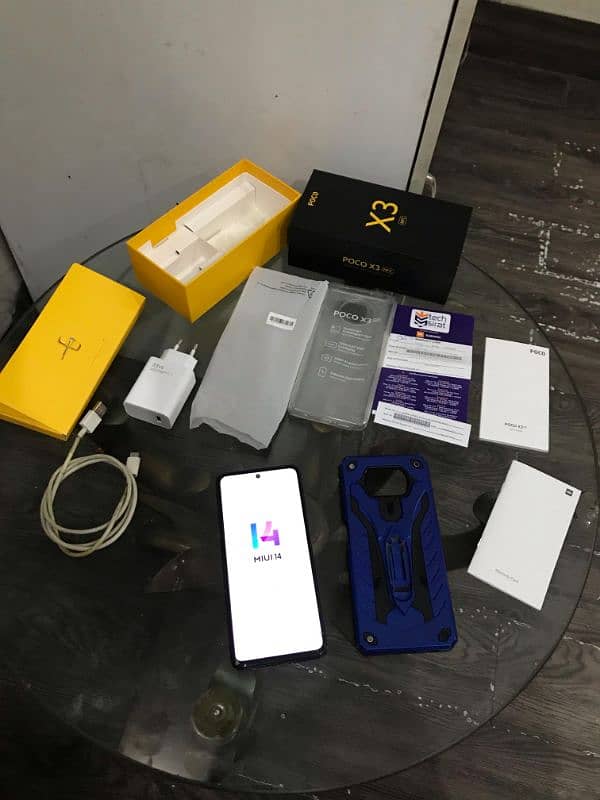 Poco X3 NFC 6gb 128gb with charger and box 2