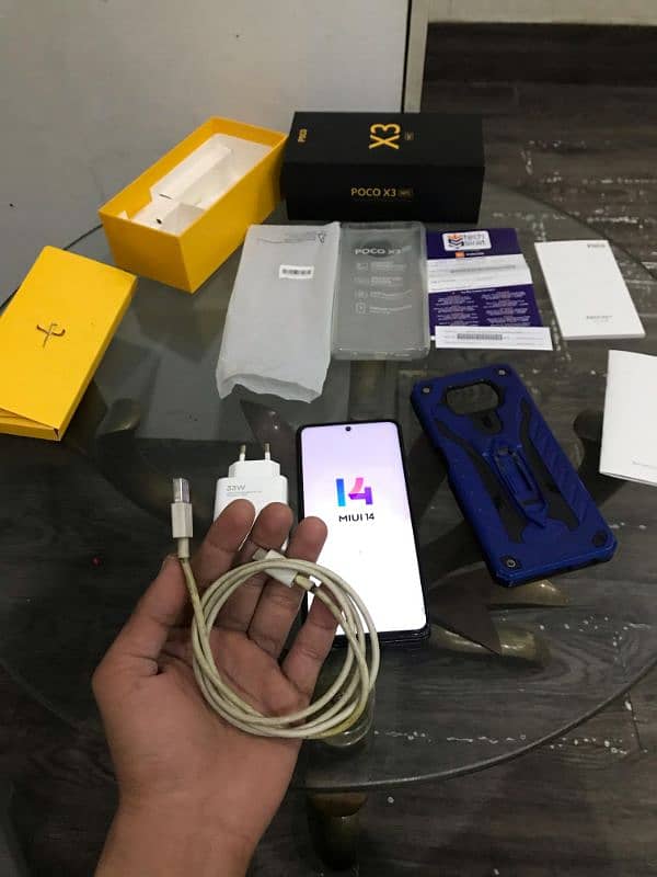 Poco X3 NFC 6gb 128gb with charger and box 13