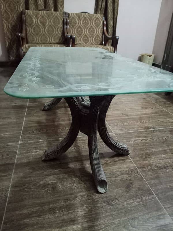 wood center table in dark brown 1