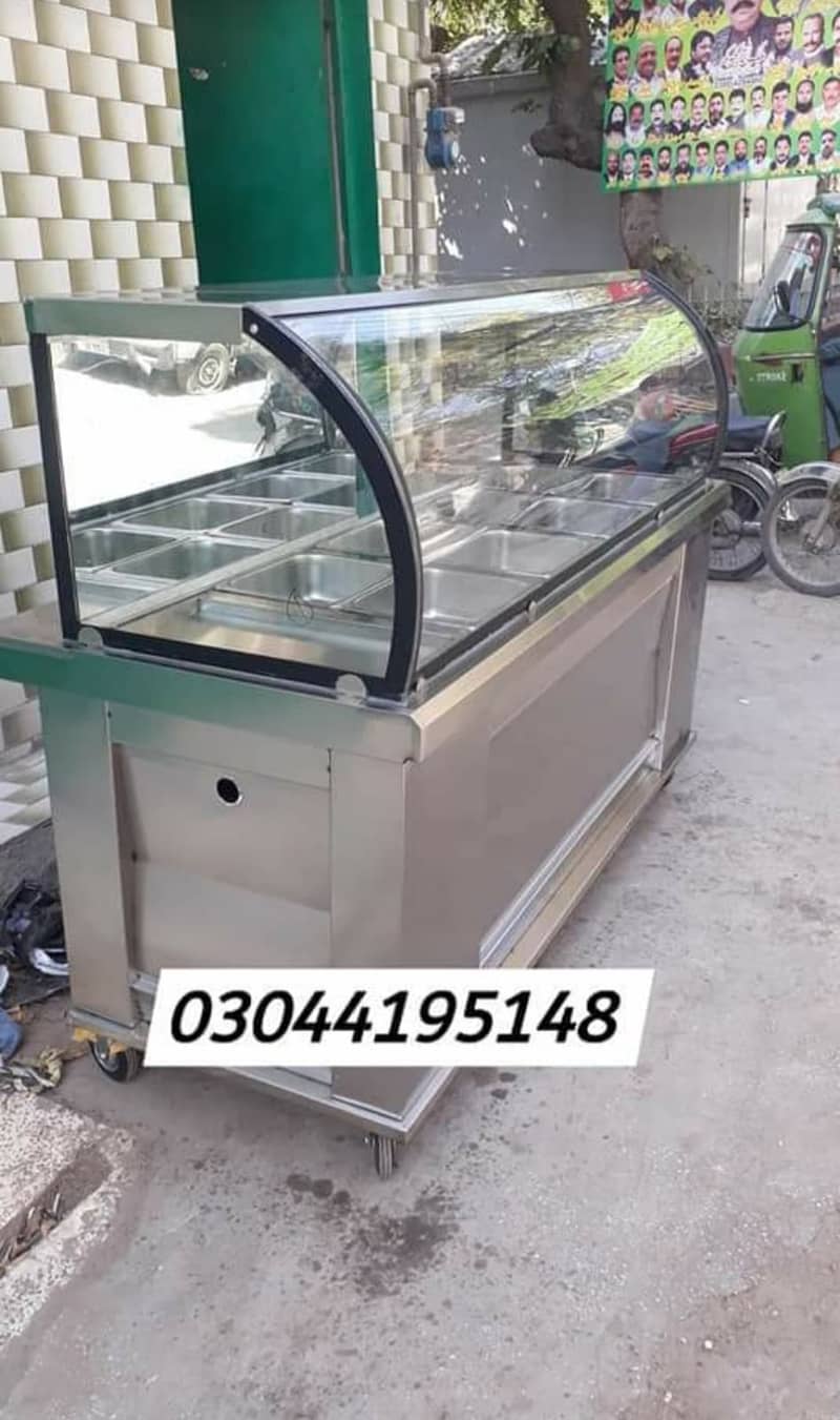 Bain Marie - BBQ Counters - Working Table - Fryers - Stoves - Sink 6