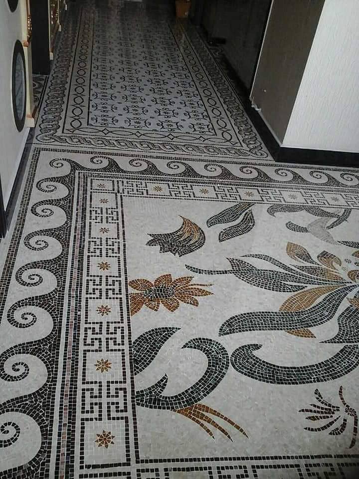 Swimming pools,Glass Mosaic,UV print Mosaic,Floor Mosaic,Mosaic Niches 4