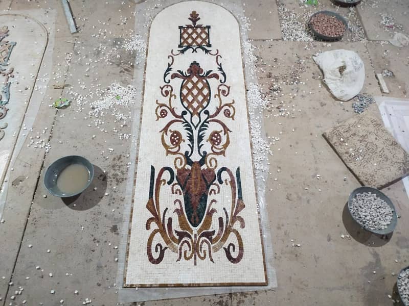 Swimming pools,Glass Mosaic,UV print Mosaic,Floor Mosaic,Mosaic Niches 13
