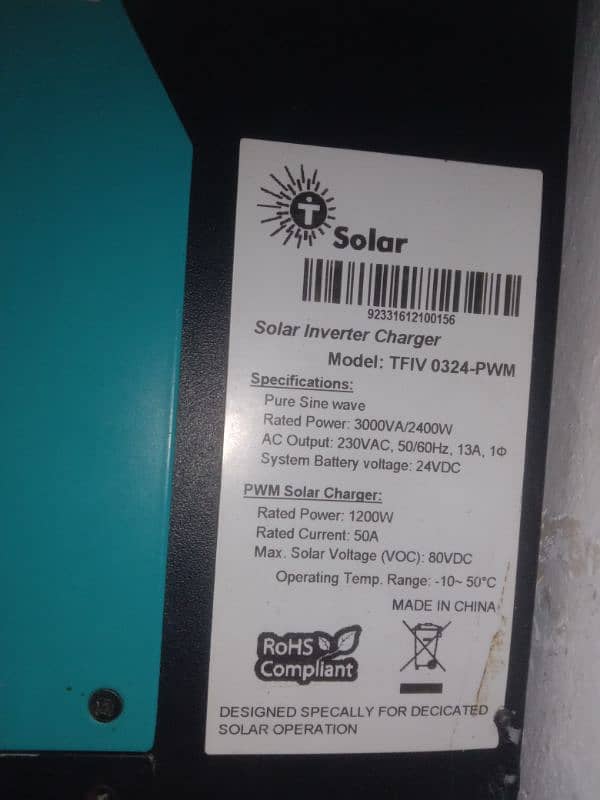 T Soler 3kva inverter PWM old model 3