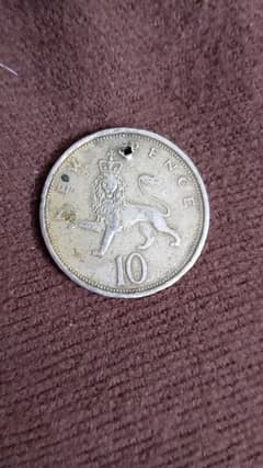 10 pence 1976 coin
