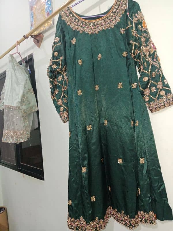 indian silk with gotta kora dabka work 1