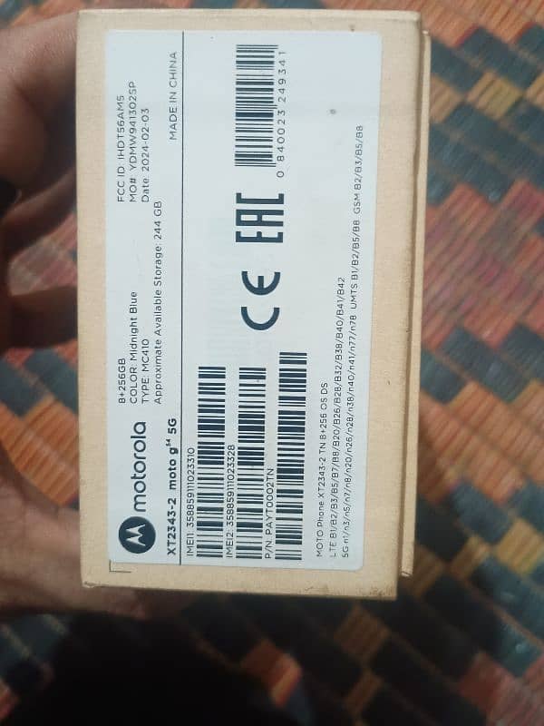 moto g54 8GB RAM 256 GB 6