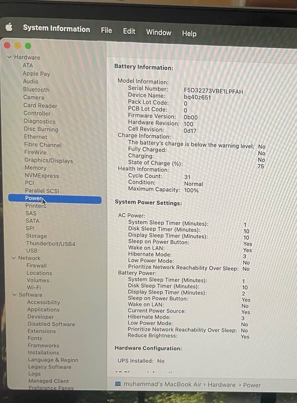 Macbook air M2 15’, 8/512 3