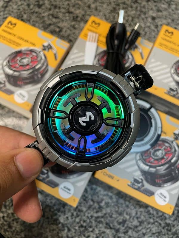 Mobile Radiator Cooling Fan for PUBG&OnePlus 6/7/8/9/10/11/12 Chargers 2