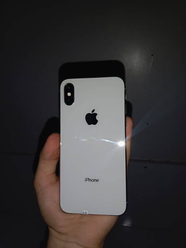 I Phone x 10 by 10 Condition Face I'd ok  battery 87 64 gb Pta approve 0