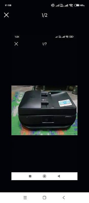 hp printer colour black all in one printer condition 10/7 0