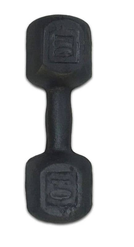 Iron dumbbell pair 10kg 2