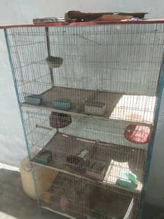 6portion cage and diamond dove with egg