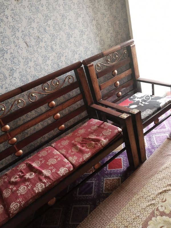 iron sofa set 5 seater decent style 3