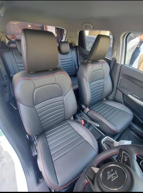 Custom Made Hand Stiche / Seat Poshish /Leather rexin Made Seat Covers 17