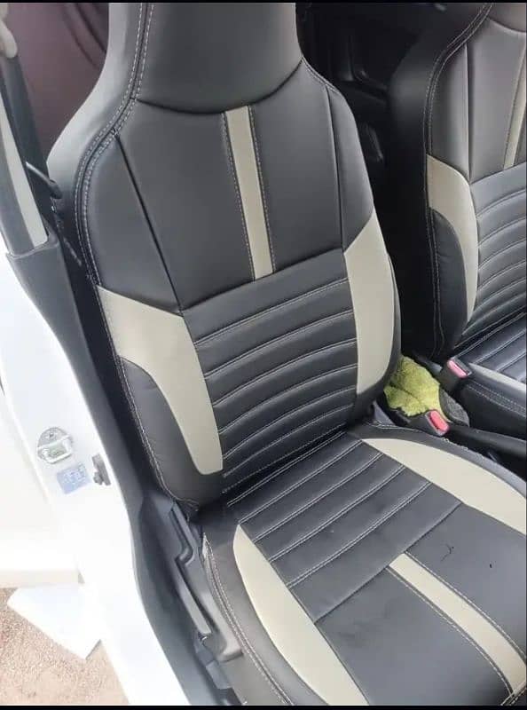 Custom Made Hand Stiche / Seat Poshish /Leather rexin Made Seat Covers 7