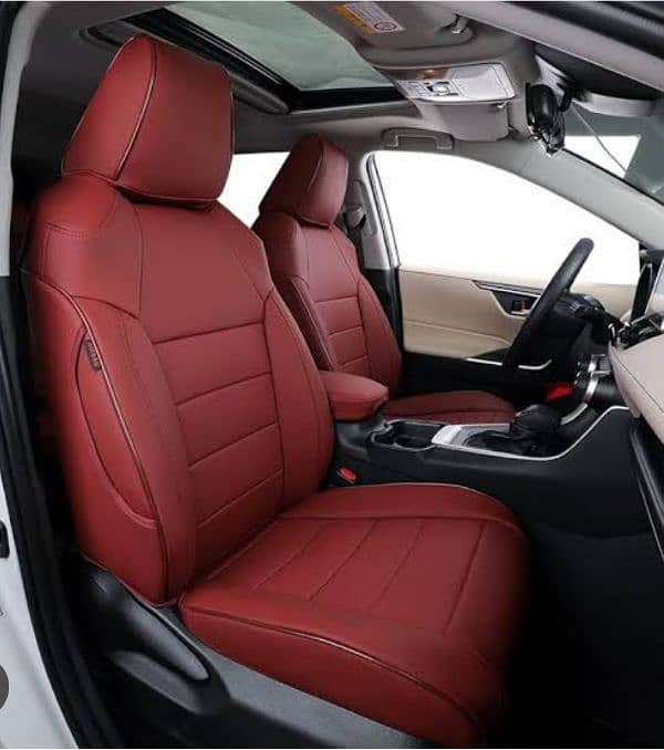 Custom Made Hand Stiche / Seat Poshish /Leather rexin Made Seat Covers 1