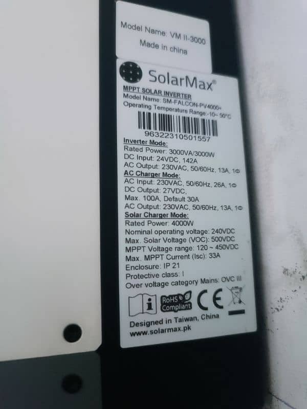 I am selling my 3kv inverter in new condition 4