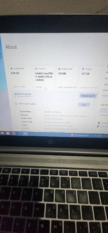 Hp 1040 G3 Core i7 6th Gen 7