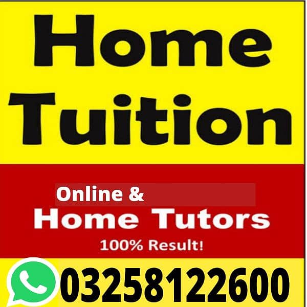 Home & Online Tutor Available 1