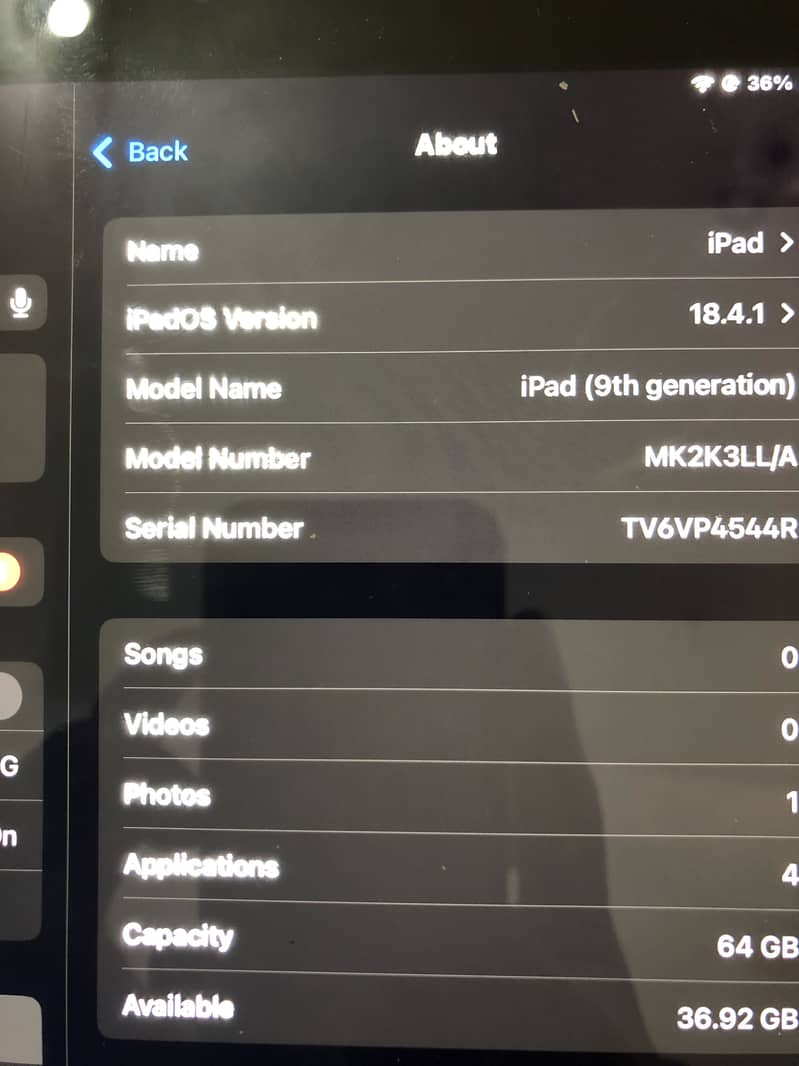 Ipad 9 Gen 64 Gb with box exchange possible 4