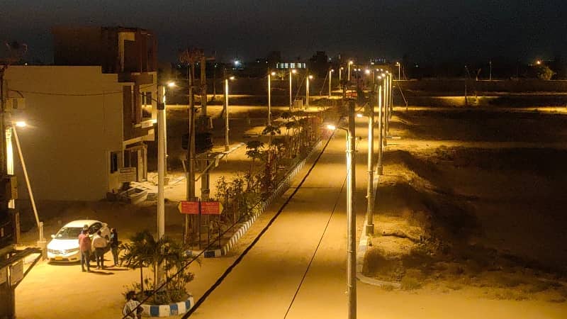 120 Sq. Yd Park Facing Plot For Sale In Andaleeb Society 0