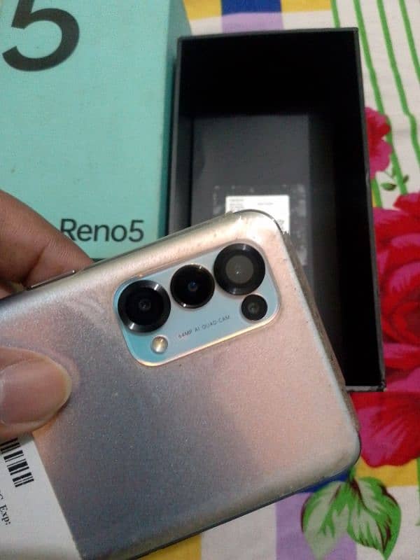 Every thing is Orignal like a new Reno 5 silver 5
