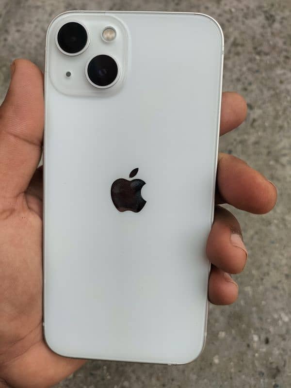 iphone 13 128 gb 4 month sim work 1 year full warnty only 7 time charg 0
