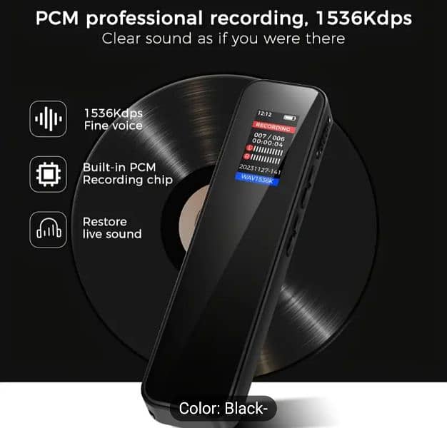 Digital voice Recorder with 32 GB card 2