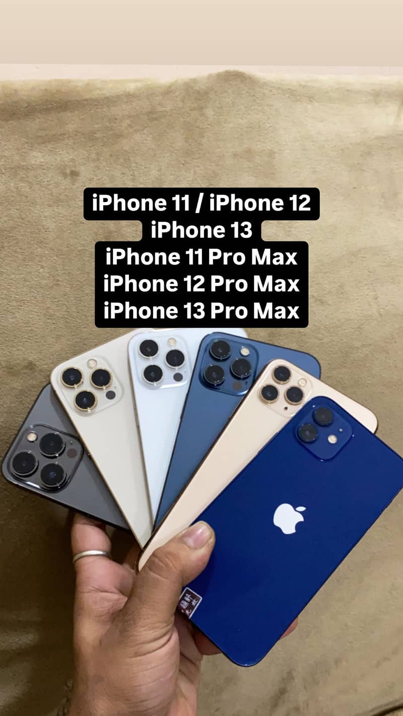 iPhone 11-12-13 iPhone 11 Pro Max/ 12 Pro Max/ 13 Pro Max NoN PTA (JV) 0