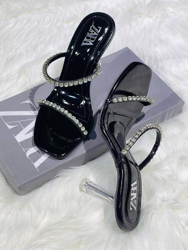 ZARA CRYSTAL HEEL 2