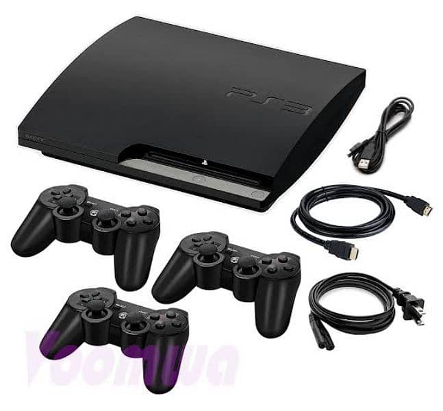 PS3 with 3 controller 0