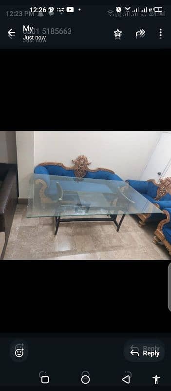 8 seater sheesham wood dinning table 4