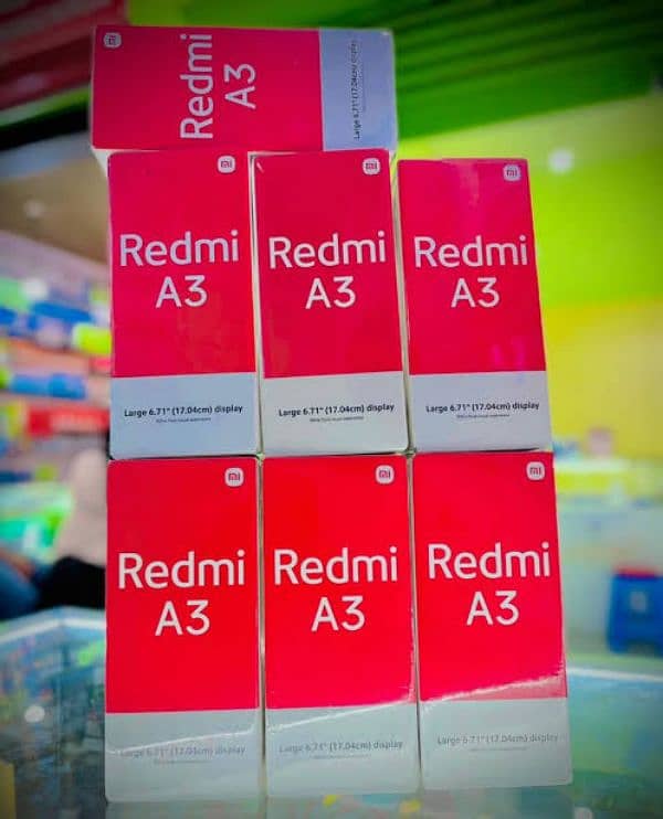 REDMI A3 4/64 BOX PACK ONE YEAR WARRANTY OFFICIAL PTA APPROVED 5