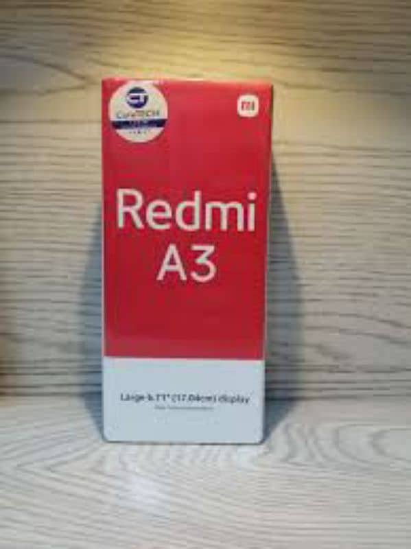 REDMI A3 4/64 BOX PACK ONE YEAR WARRANTY OFFICIAL PTA APPROVED 6