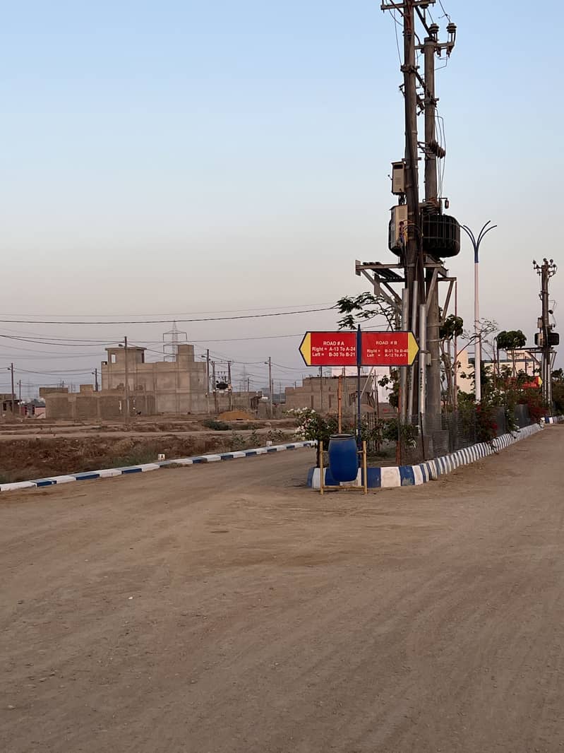 120 SQ YARDS EASTOPEN PLOT FOR SALE IN ANDALEEB CO OPERATIVE HOUSING SOCIETY SCHEME 33 2
