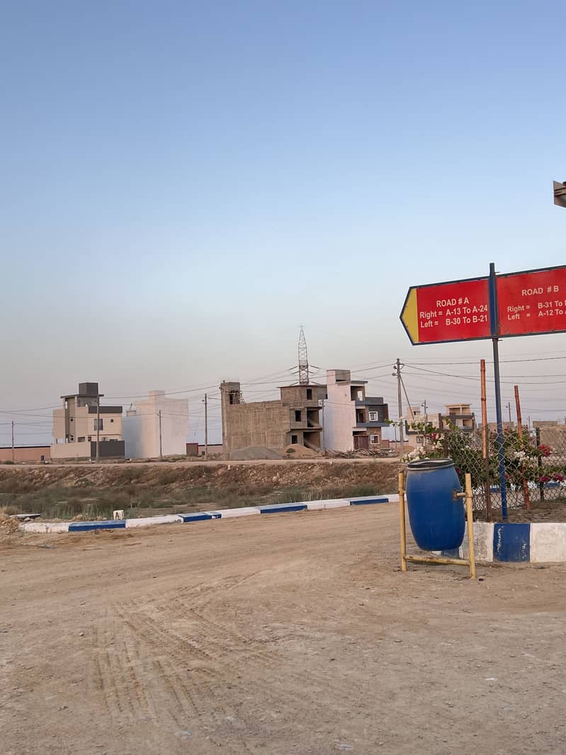120 SQ YARDS EASTOPEN PLOT FOR SALE IN ANDALEEB CO OPERATIVE HOUSING SOCIETY SCHEME 33 4