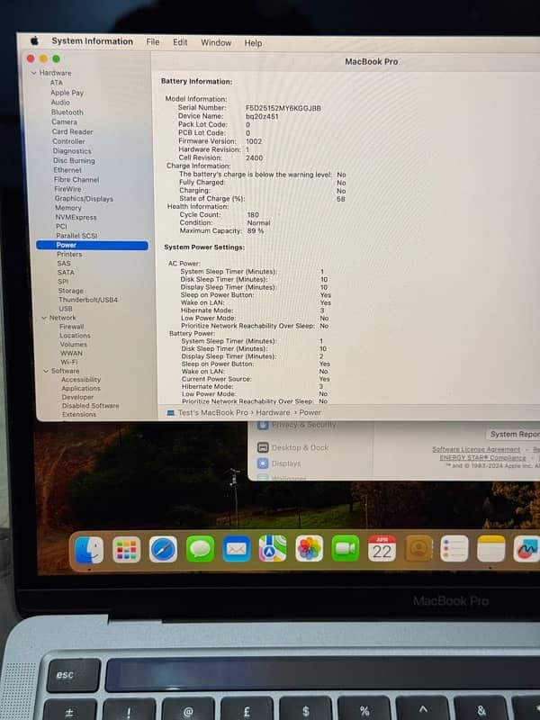 Macbook pro m2 2022 3