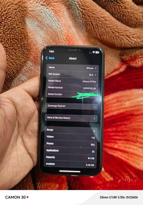 iphone 11 pro 64GB 0