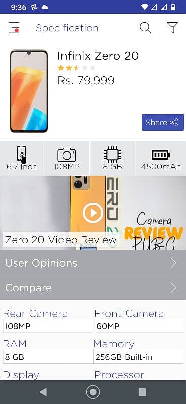 infinix zero 20 1