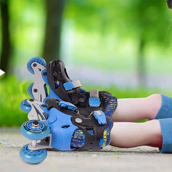 Roller Skates Shoes Pairs Best Gift for Children Multicolour Available 2