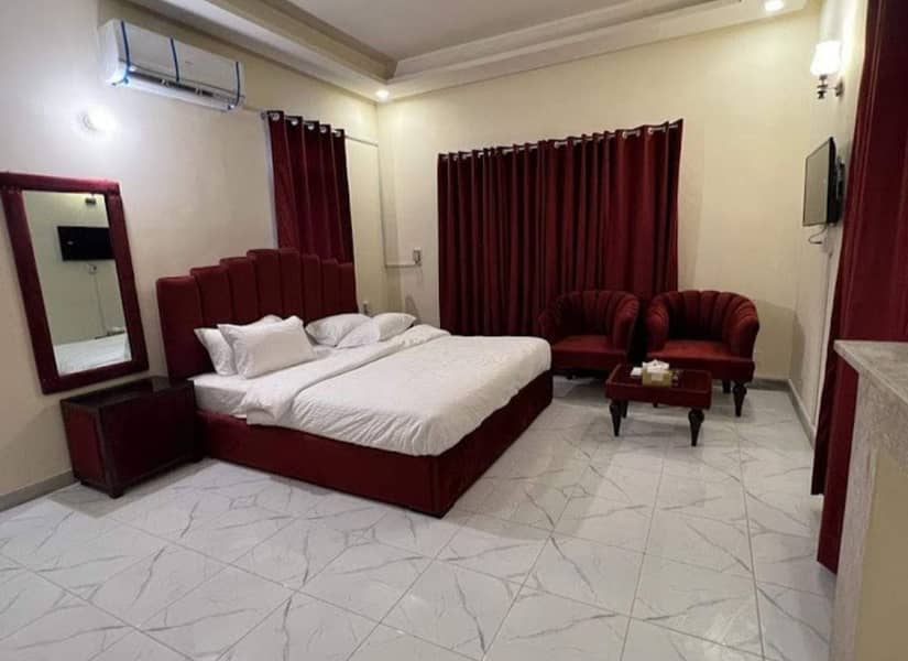 SHORT STAY ROOMS AVAILABLE GULSHAN E IQBAL 0
