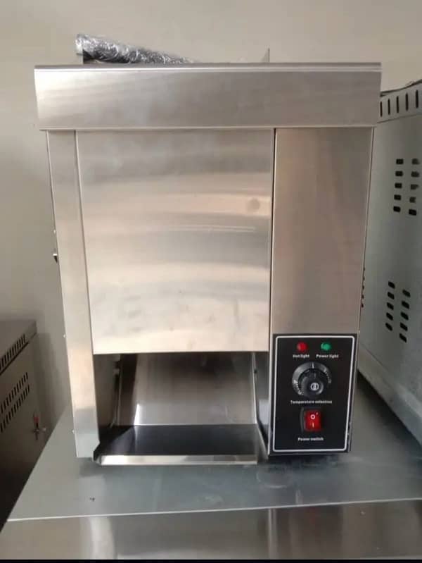 Bun toaster conveyor toaster pizza oven dough roller bread slicer gril 3